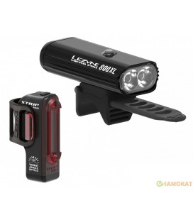 Комплект света Lezyne Micro PRO 800XL / Strip черный