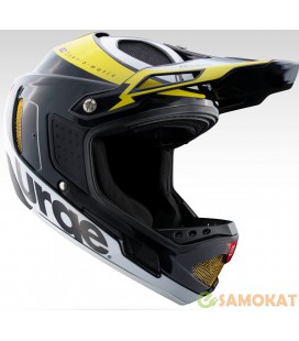 Шлем Urge Down-O-Matic черно-желто-белый L, 59-60см