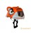 Защитный шлем Crazy Safety Orange Tiger New