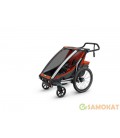 Детская коляска Thule Chariot Cross 1 (Roarange-Dark Shadow)