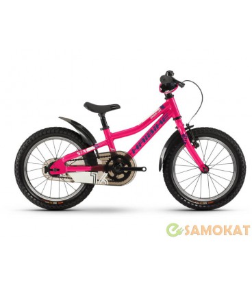 Велосипед SEET Greedy 16, рама 26 см (розовый-голубой-белый) 2020