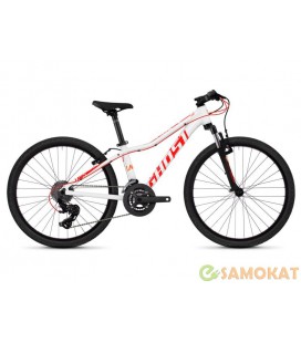 Велосипед Ghost Lanao 2.4 24 (бело-красно-оранжевый) 2019
