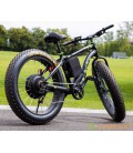 Электровелосипед LKS FATBIKE Electro Rear Drive (черно-зеленый)