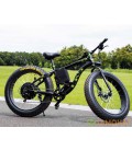 Электровелосипед LKS FATBIKE Electro Rear Drive (черно-зеленый)