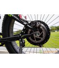 Электровелосипед LKS FATBIKE Electro Rear Drive (черно-зеленый)