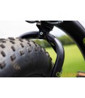 Электровелосипед LKS FATBIKE Electro Rear Drive (черно-зеленый)