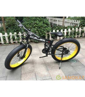 Электровелосипед HUMMER ELECTROBIKE FOLDABLE (черно-желтый)