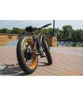 Электровелосипед LKS FATBIKE Electro Rear Drive  (500W) (черно-оранжевый)