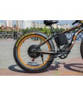 Электровелосипед LKS FATBIKE Electro Rear Drive  (500W) (черно-оранжевый)