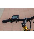 Электровелосипед LKS FATBIKE Electro Rear Drive  (500W) (черно-оранжевый)