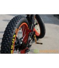 Электровелосипед LKS FATBIKE Electro Rear Drive  (500W) (черно-оранжевый)