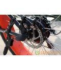 Электровелосипед LKS FATBIKE Electro Rear Drive  (500W) (черно-оранжевый)