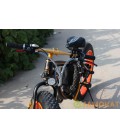 Электровелосипед LKS FATBIKE Electro Rear Drive  (500W) (черно-оранжевый)