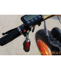 Электровелосипед LKS FATBIKE Electro Rear Drive  (500W) (черно-оранжевый)