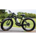 Электровелосипед LKS FATBIKE Electro Rear Drive (350W) (черно-зеленый)