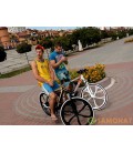 Электровелосипед PORSCHE ELECTROBIKE RD (черно-желтый с белыми колесами)