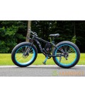 Электровелосипед LKS FATBIKE Electro Rear Drive (черно-голубой)