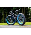 Электровелосипед LKS FATBIKE Electro Rear Drive (черно-голубой)