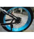 Электровелосипед LKS FATBIKE Electro Rear Drive (черно-голубой)