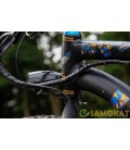 Электровелосипед LKS FATBIKE Electro Rear Drive (черно-голубой)